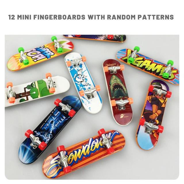 Mini Alloy Finger Board para crianças, Fingerboard, Skate Boarding